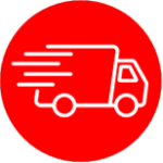 National gas filling and delivery network icon